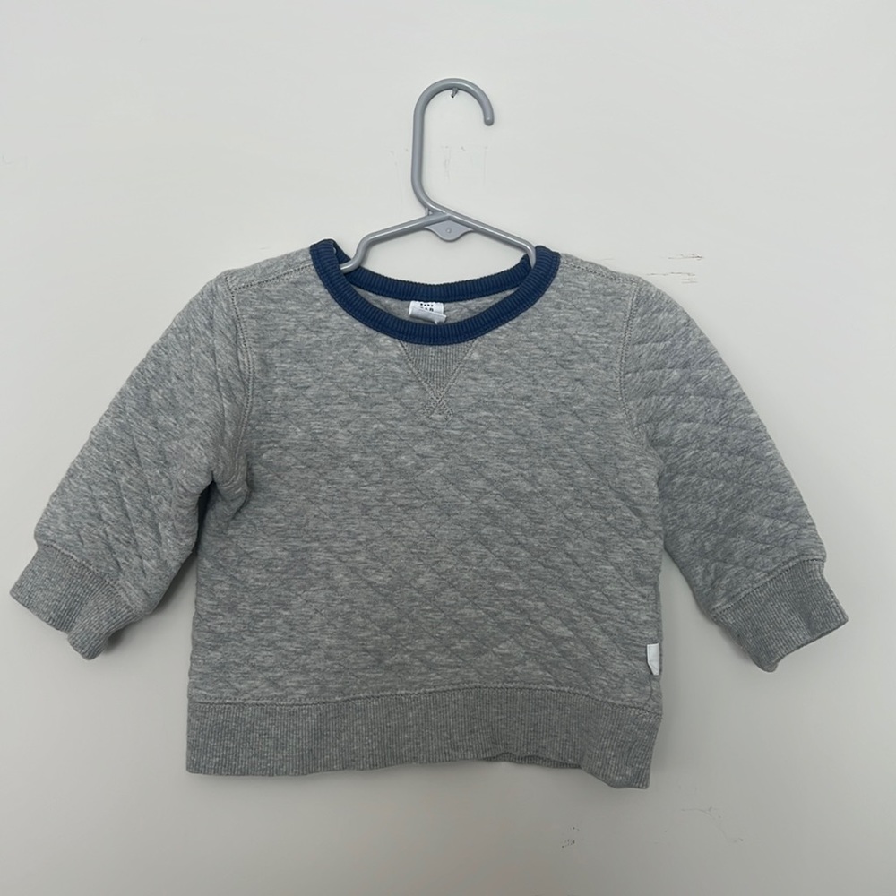 baby GAP 12-18 months grey pullover sweater